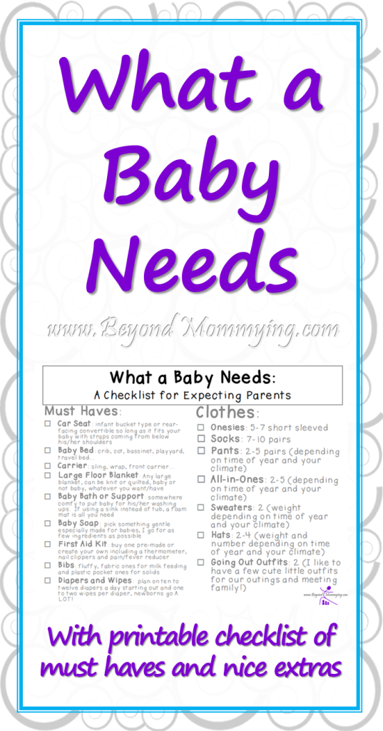 What a Baby Needs - Beyond Mommying