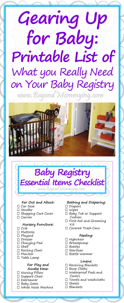 baby registry essential items