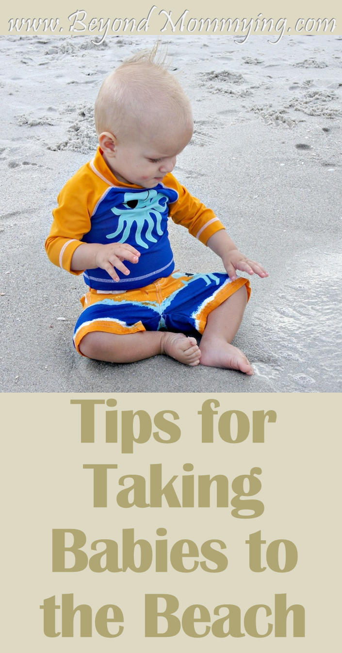 Tips for taking babies to the beach