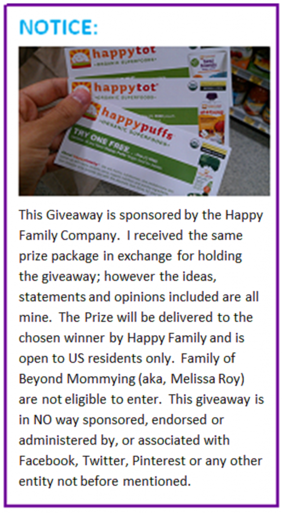 Happy Family Giveaway June 2014