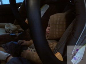 D sleep car seat