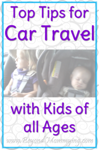 Tips for car travel with kids. Traveling with kids is not always the funnest thing and traveling by car can be more stressful for many reasons.