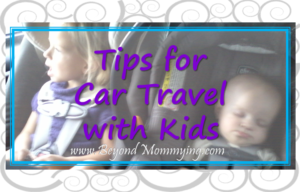 Tips for car travel with kids. Traveling with kids is not always the funnest thing and traveling by car can be more stressful for many reasons.