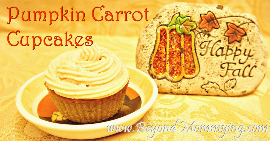 pumpkin carrot cupcakes fb