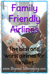 Flying with kids: reviews of family friendly airlines including information on baggage, car seats, seating, food, entertainment, boarding and overall family friendliness.