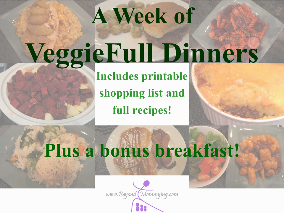 Veggieful dinners