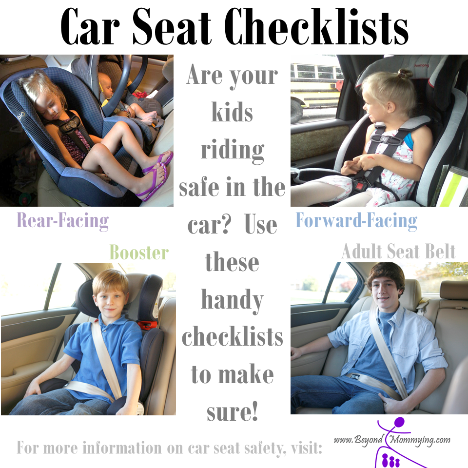 Car Seat checklists