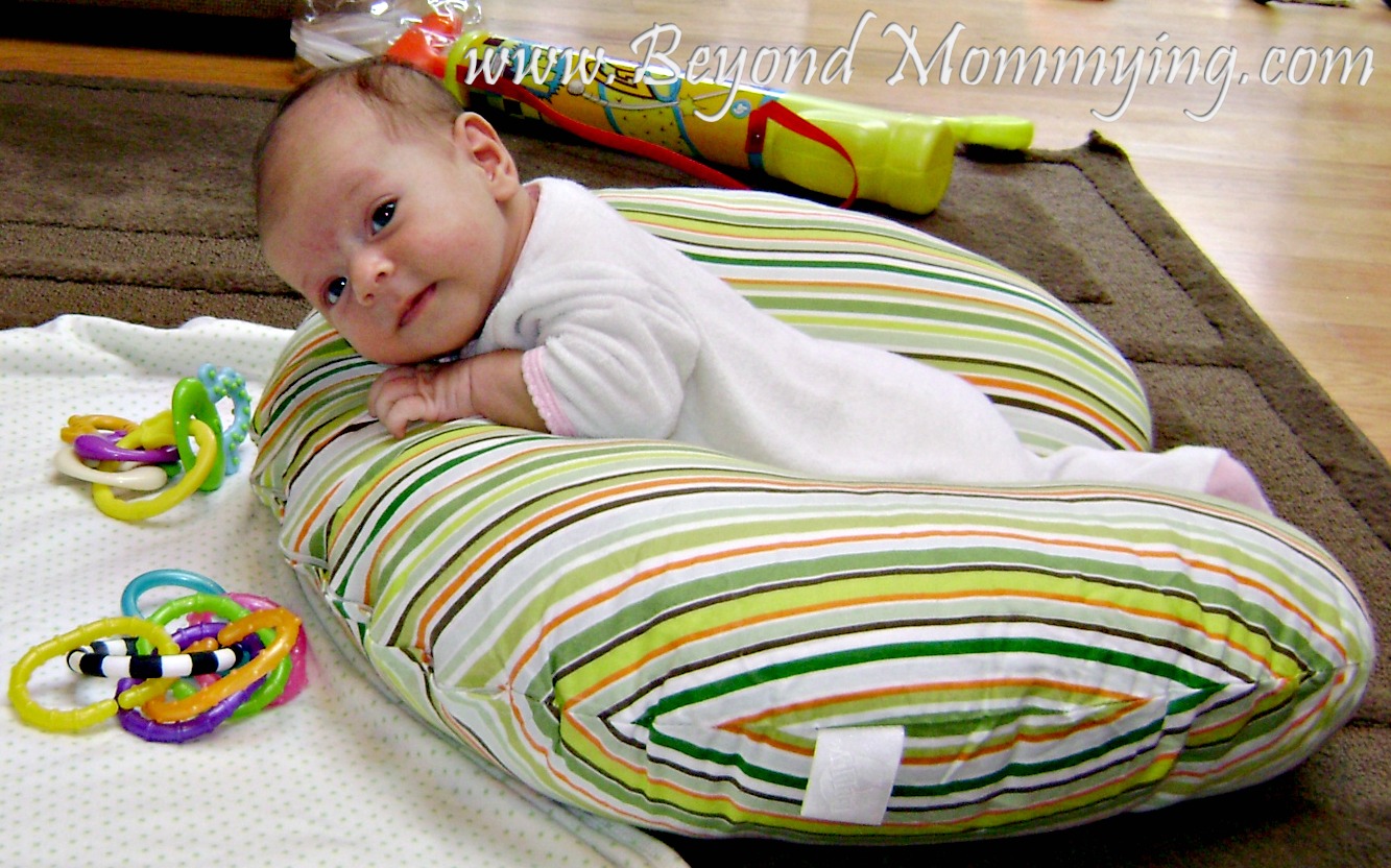 sleeping on boppy pillow in crib