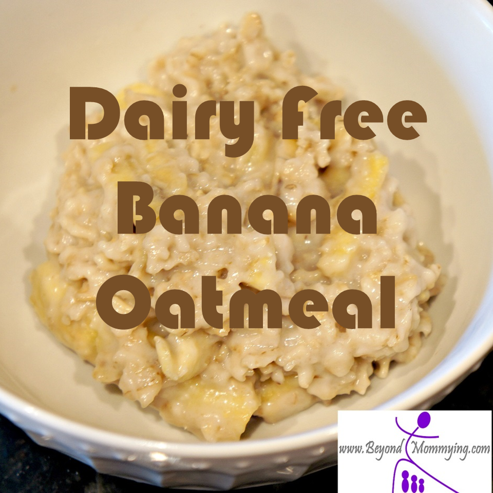 Dairy Free Banana Oatmeal