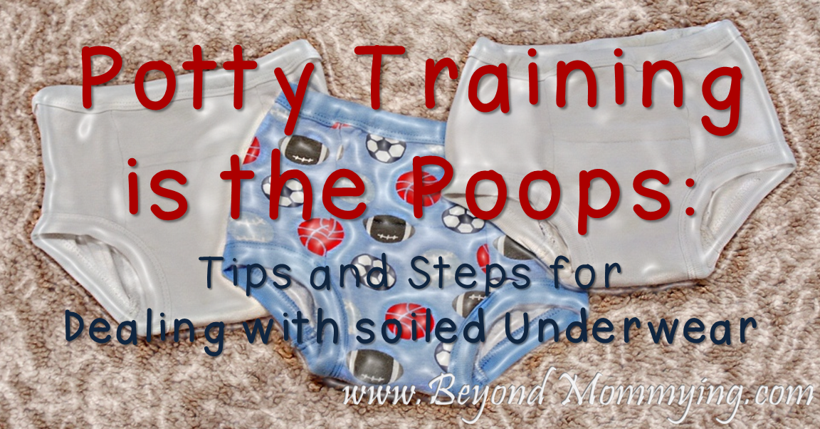 Dealing with dirty underwear after potty training accidents