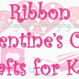 Ribbon Valentine's Card Crafts for Kids