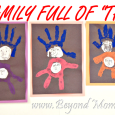 Dr. Suess hand print craft: A whole family of "Things."