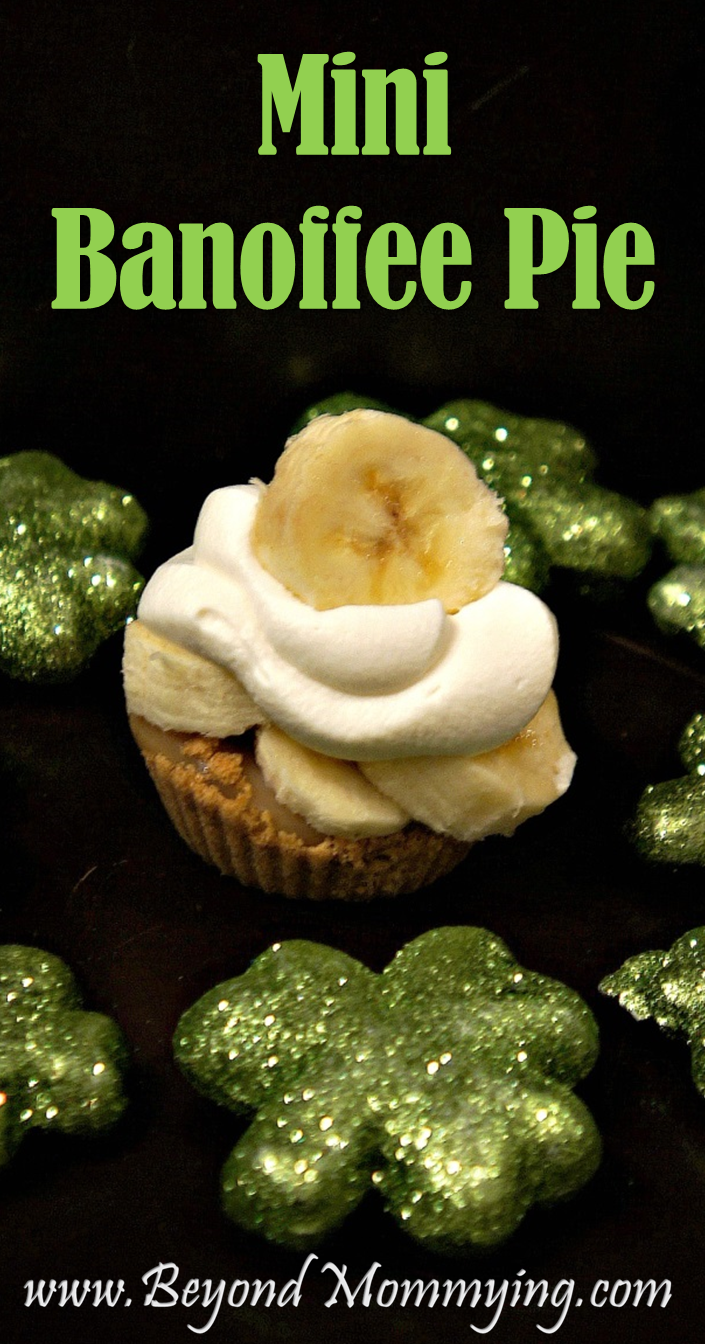 Mini Banoffee Pie Recipe, St. Patrick's Day Irish Dessert