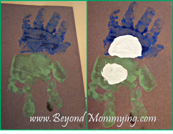 Dr Seuss Hand Print Craft Thing 1 And Thing 2 and 3 And 4 Beyond 