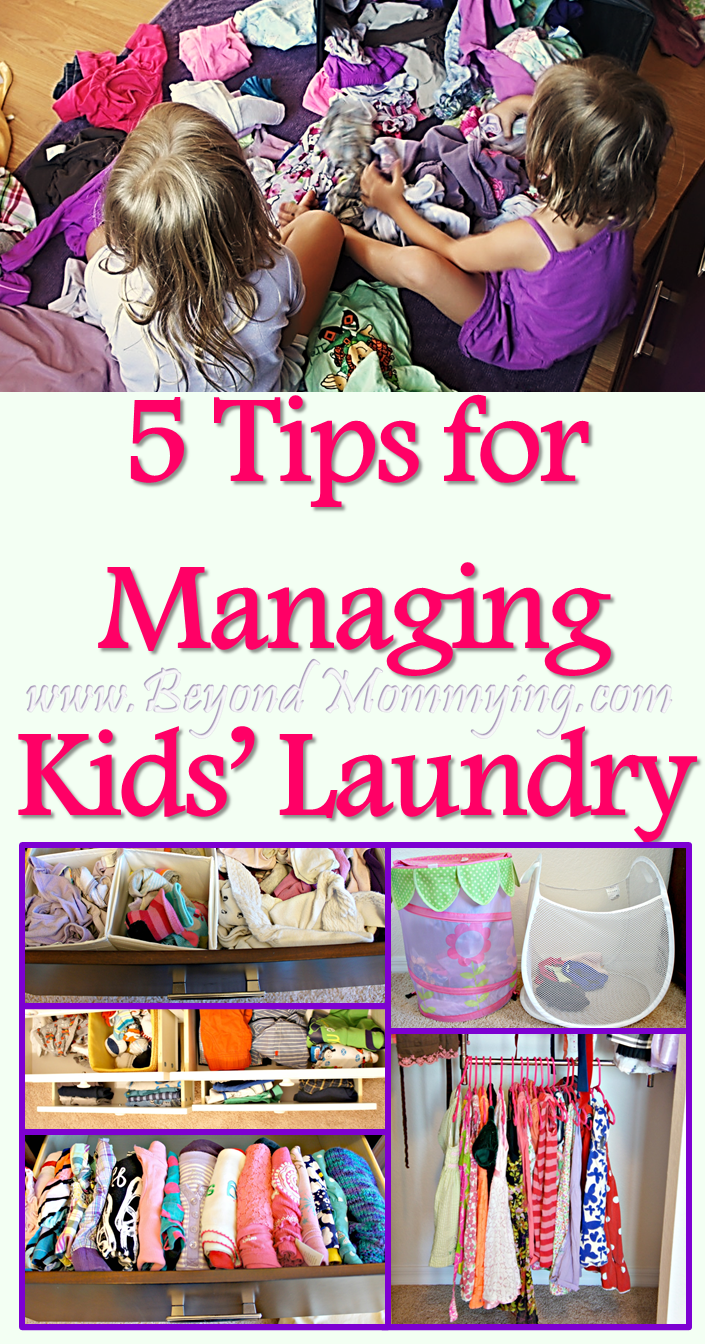 Tips for easily managing kid's laundry