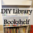 DIY Library style bookshelf