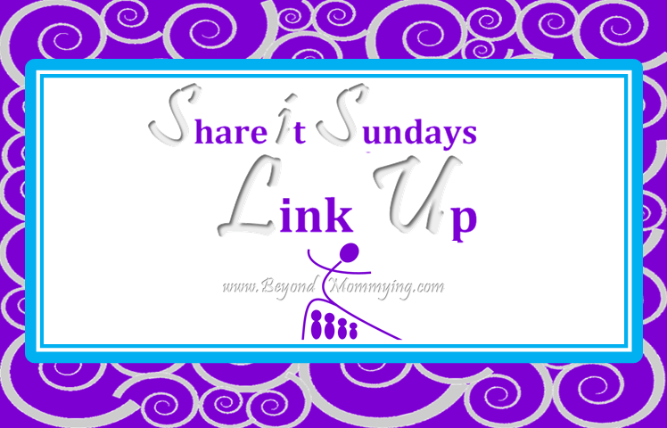 My weekly Sunday Link Up for parenting posts with no rules but I share every post every week.