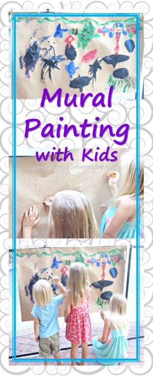 Easy Mural Painting with Kids - Beyond Mommying