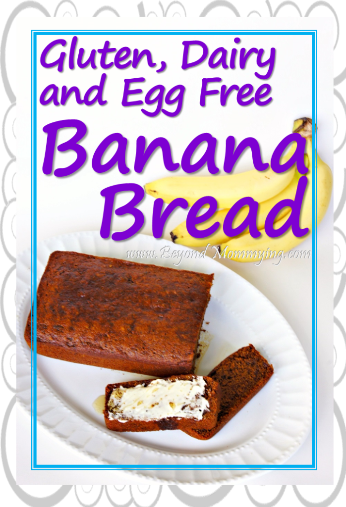 Allergy Friendly Banana Bread: Easy for kids to make and gluten, dairy, egg, soy, corn free