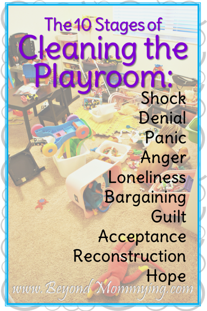 The 10 stages of cleaning the playroom: emotions every mom goes through when it's clean up time