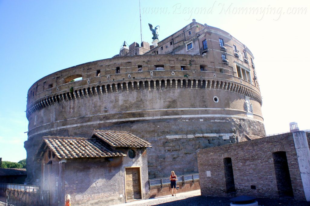 Traveling to Rome with Kids: visiting Castel Sant Angelo