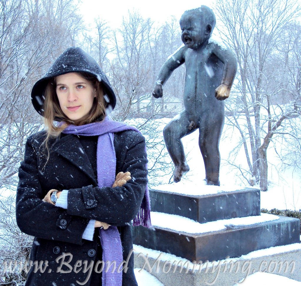 Visiting the Vigeland Sculpture Park when traveling to Oslo with kids