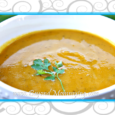 Recipe for an easy and delicious traditional Irish Carrot and Coriander Soup using only a few basic ingredients, perfect for St. Patrick's Day.