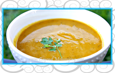 Recipe for an easy and delicious traditional Irish Carrot and Coriander Soup using only a few basic ingredients, perfect for St. Patrick's Day.