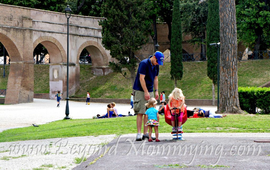 Traveling to Rome with Kids: visiting Parco Adriano
