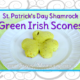 Green Irish Scones made from kiwi fruit for St. Patrick's Day or any time you want a twist on a classic Irish Fruit Scone