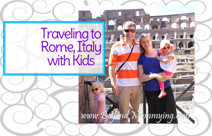 Traveling to Rome with Kids: Making the most of your visit and seeing the big landmarks including the Colosseum, Trevi Fountain, Pantheon, Spanish Steps, Castel Sant'Angelo and more.