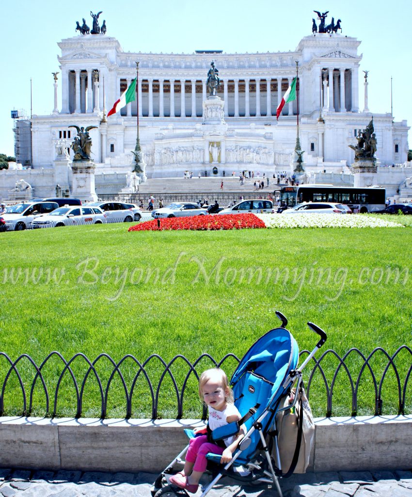 Traveling to Rome with Kids: visiting the Victor Immanuel Monument