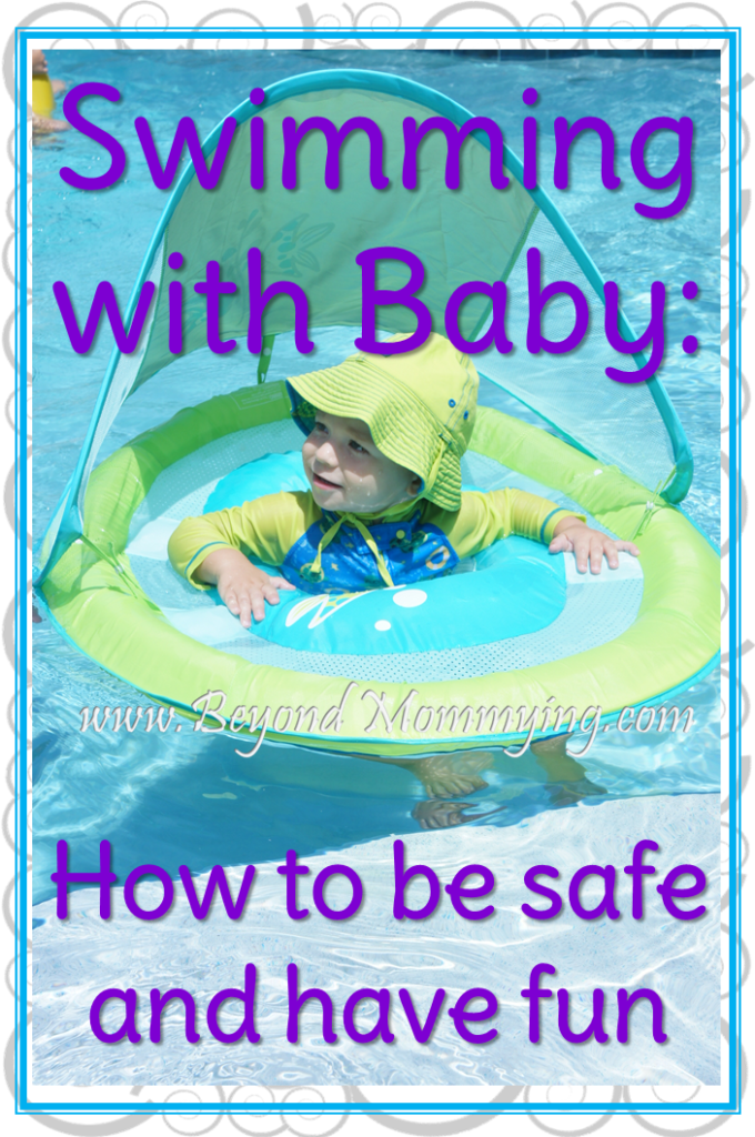 Taking Baby Swimming: tips for being safe and having fun with baby in the pool [ad]