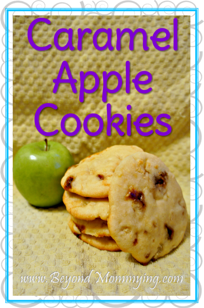 These Caramel Apple Cookies are chewy and light and oh so delicious with the combination of soft, sour apple and chewy, sweet caramel!