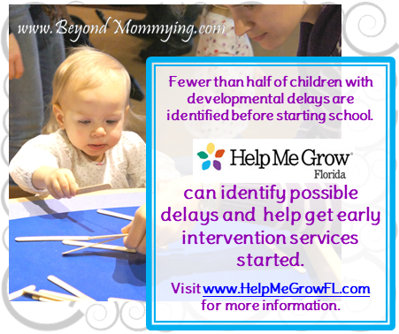 Diagnosing developmental delays and starting early intervention services as soon as possible is important to children's long-term well-being. National and state Programs such as Help Me Grow Florida can help families and providers with obtaining early intervention services.