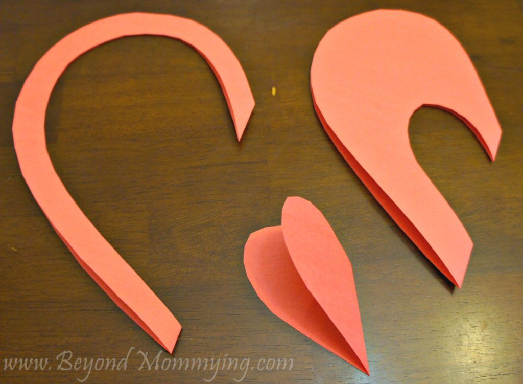 Easy preschool Valentine's Day Craft card using tissue and contact paper. Easy Valentine's card for toddlers and young children to make.