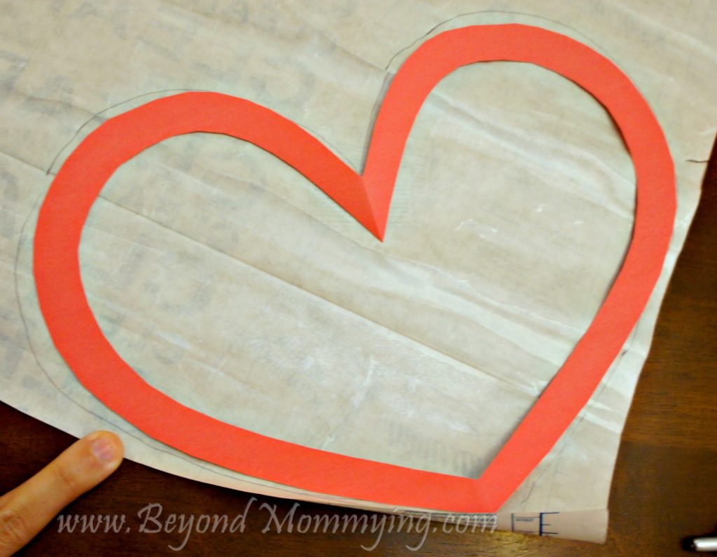 Easy preschool Valentine's Day Craft card using tissue and contact paper. Easy Valentine's card for toddlers and young children to make.