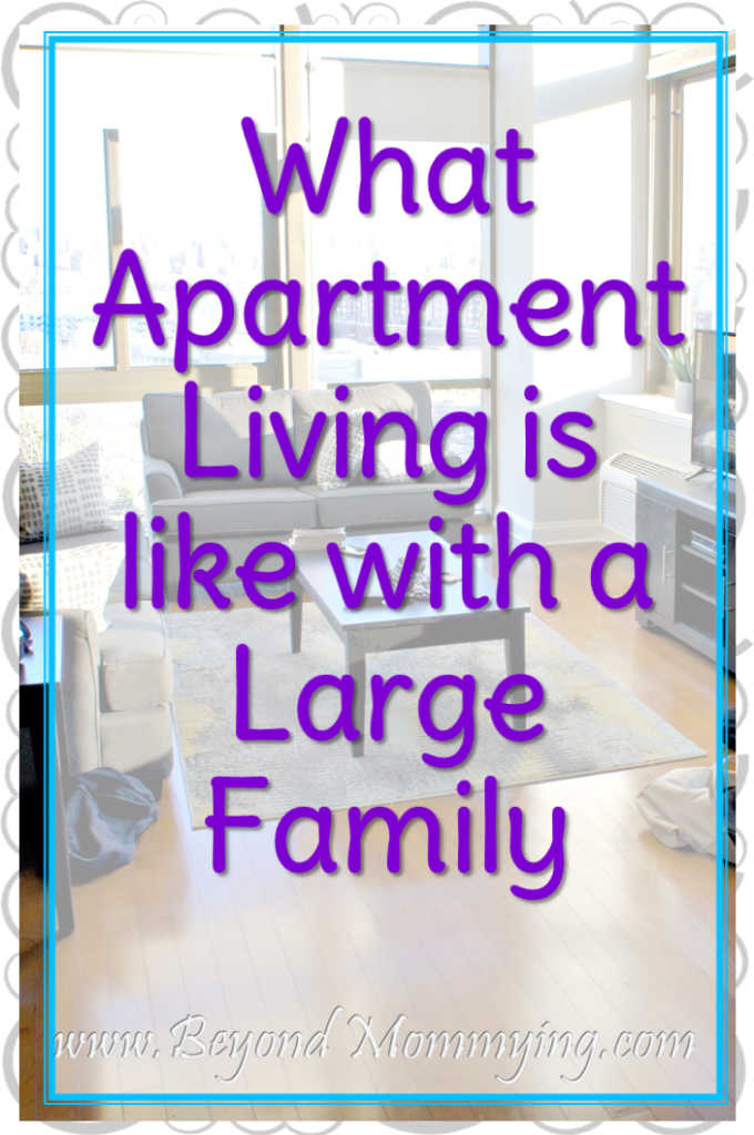Apartment living with kids can be a big challenge, here's what it's like to have 4 kids in a 3-bedroom, high rise apartment.