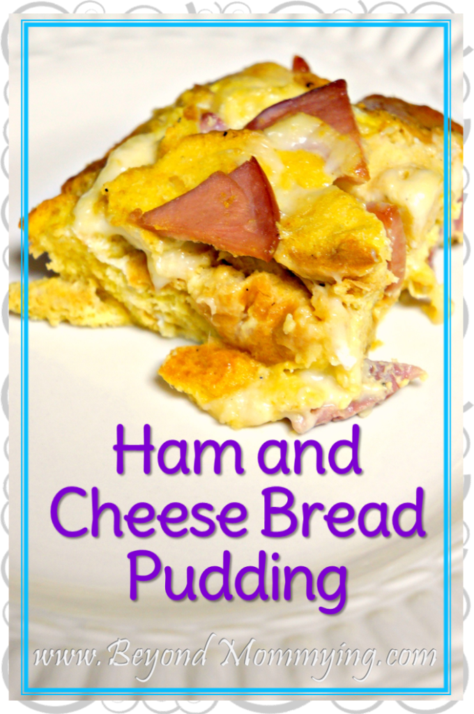 Bread Pudding is usually viewed as a dessert option but this Ham and Cheese version is the perfect Savory Bread Pudding for an easy to make dinner.