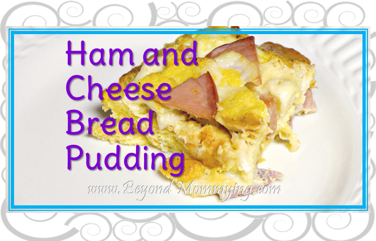 Bread Pudding is usually viewed as a dessert option but this Ham and Cheese version is the perfect Savory Bread Pudding for an easy to make dinner.