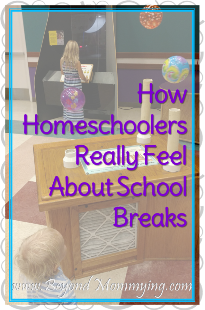 school breaks affect homeschoolers as much as traditionally schooled children. Here are the things homeschoolers think and feel when local schools are closed.