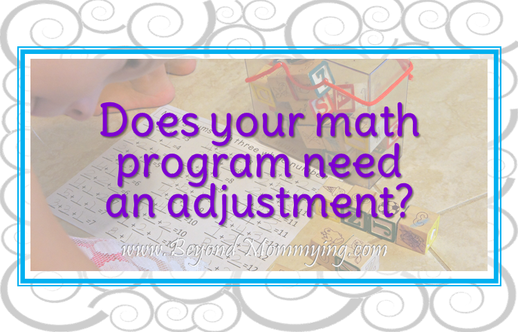 Is your child dealing with a mid-year homeschool math slump? Here's a few ways to mix up your homeschool math instruction and get back on the right track.