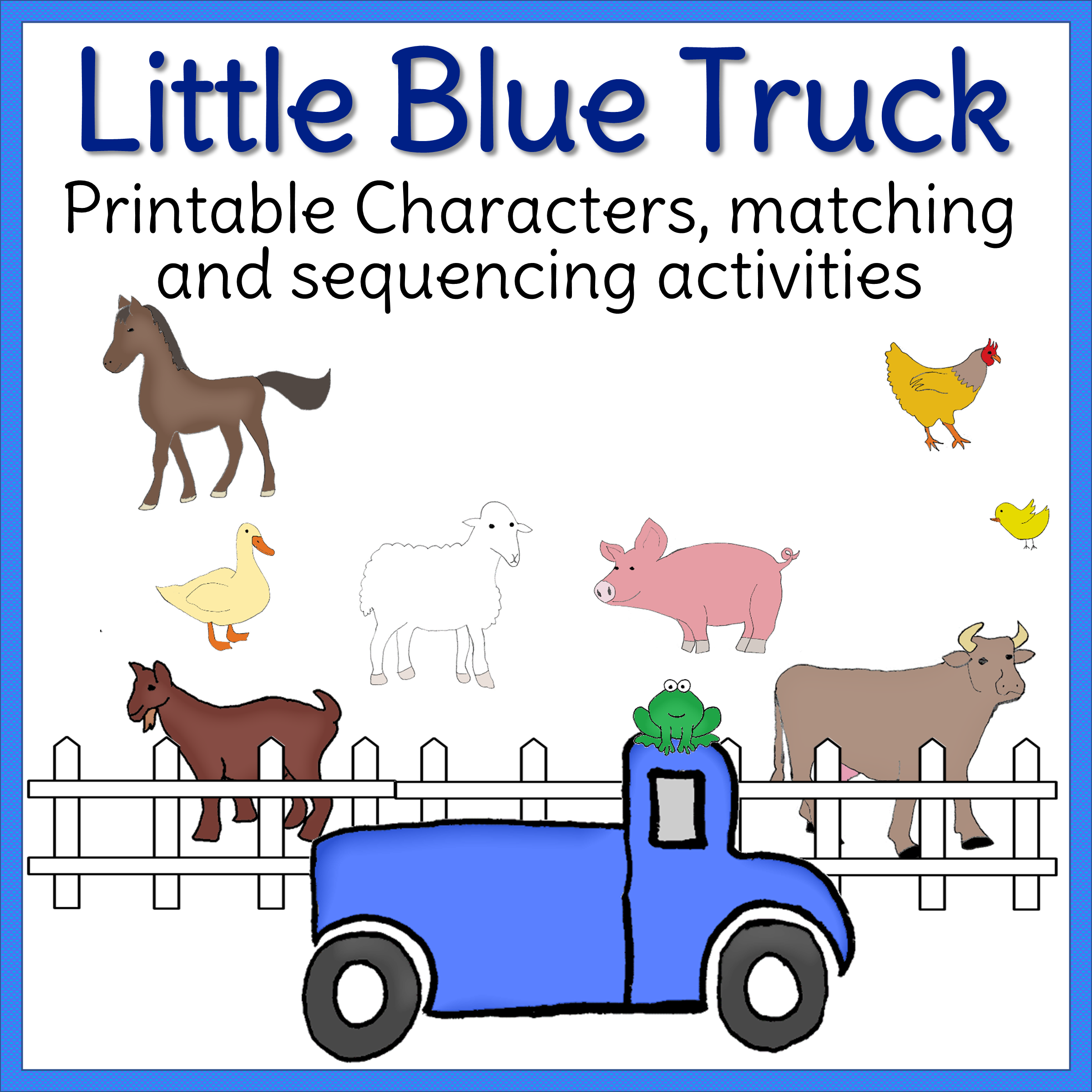 Little Blue Truck Activities Beyond Mommying